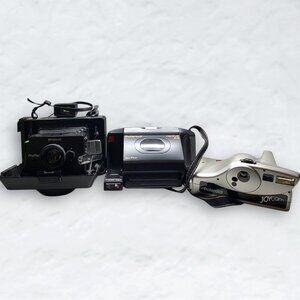 Polaroid Retro Vintage 3 Camera LOT (Untested)